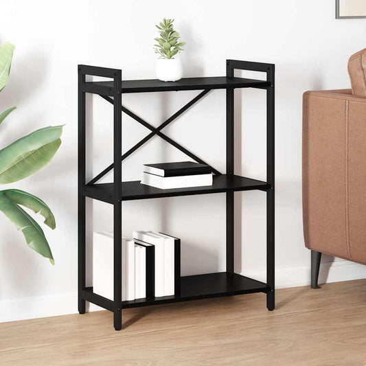 Bücherregal Schwarze Eiche 60 x 30 x 83 cm Holzwerkstoff