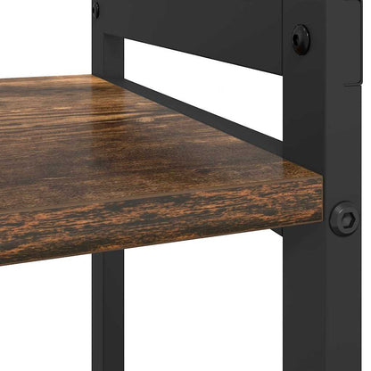 Bücherregal Räuchereiche 60 x 30 x 83 cm Holzwerkstoff