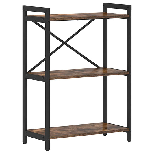 Bücherregal Räuchereiche 60 x 30 x 83 cm Holzwerkstoff