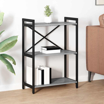 Bücherregal Grau Sonoma 60 x 30 x 83 cm Holzwerkstoff