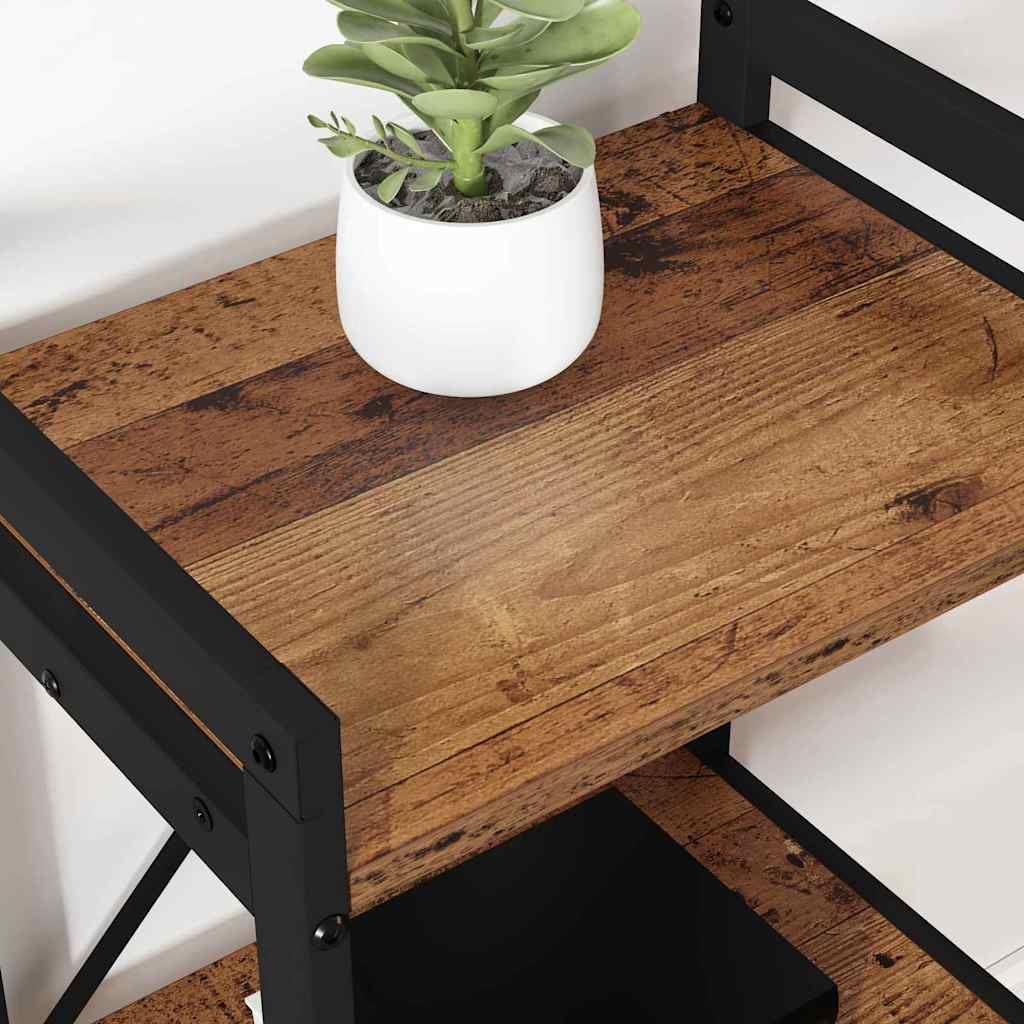Bücherregal Altholz 60 x 30 x 83 cm Holzwerkstoff