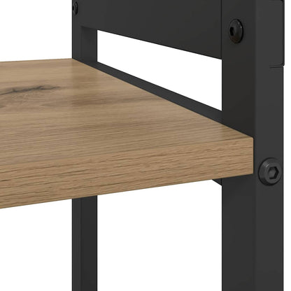 Bücherregal Eiche handwerklich 60 x 30 x 83 cm Holzwerkstoff