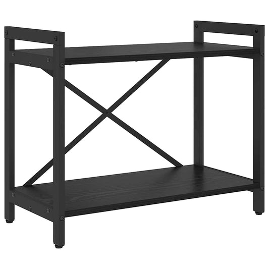 Bücherregal Schwarze Eiche 60 x 30 x 48,5 cm Holzwerkstoff