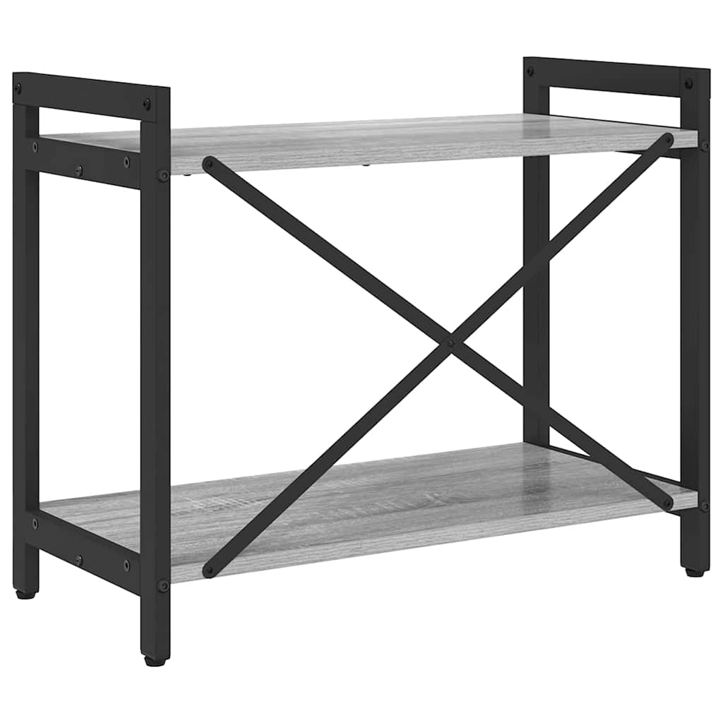 Bücherregal Grau Sonoma 60 x 30 x 48,5 cm Holzwerkstoff