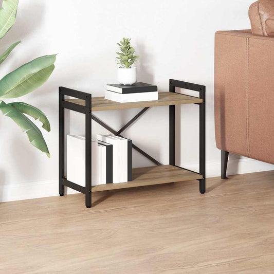 Bücherregal Eiche handwerklich 60 x 30 x 48,5 cm Holzwerkstoff