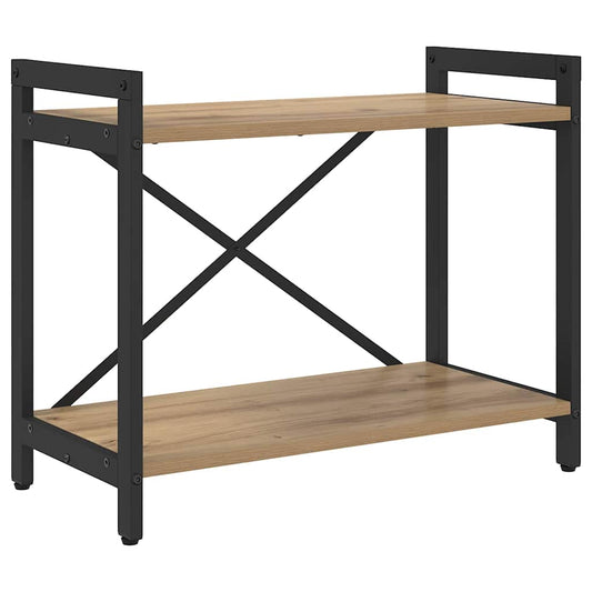 Bücherregal Eiche handwerklich 60 x 30 x 48,5 cm Holzwerkstoff