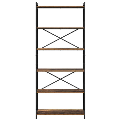 Bücherregal Altholz 80 x 30 x 188 cm Holzwerkstoff