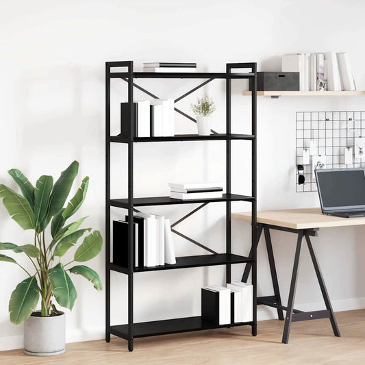 Bücherregal Schwarze Eiche 80 x 30 x 153 cm Holzwerkstoff