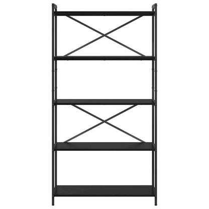Bücherregal Schwarze Eiche 80 x 30 x 153 cm Holzwerkstoff