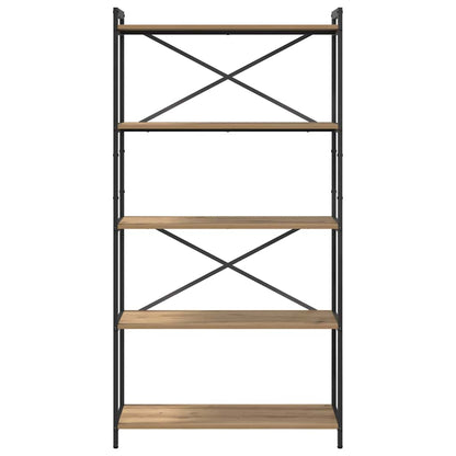 Bücherregal Eiche handwerklich 80 x 30 x 153 cm Holzwerkstoff