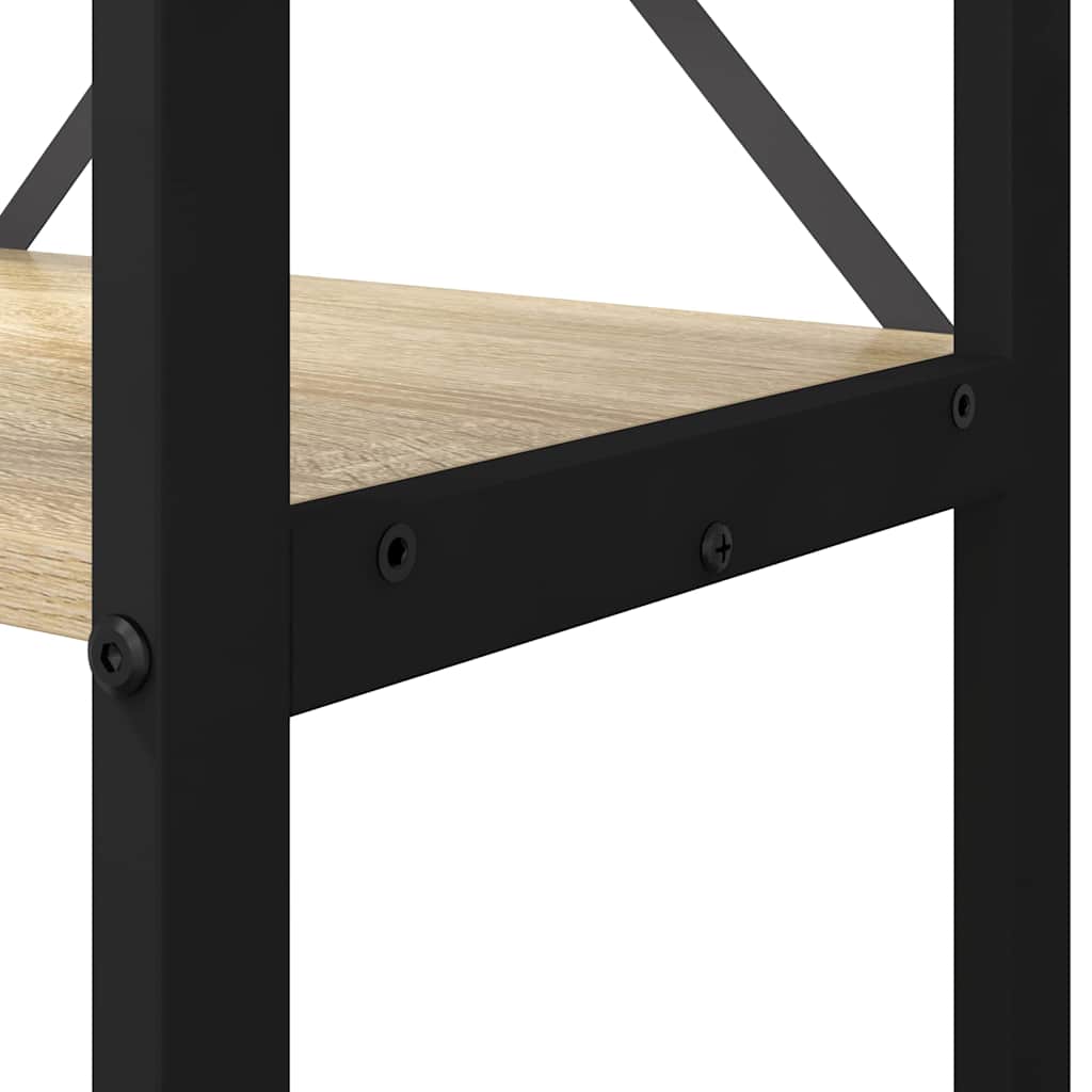 Bücherregal Sonoma Eiche 80 x 30 x 118 cm Holzwerkstoff
