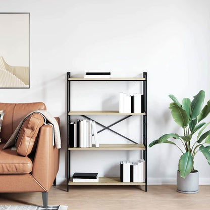 Bücherregal Sonoma Eiche 80 x 30 x 118 cm Holzwerkstoff