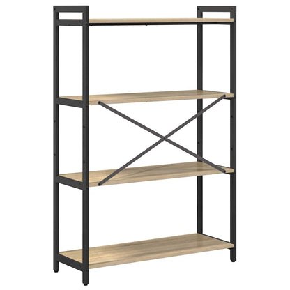 Bücherregal Sonoma Eiche 80 x 30 x 118 cm Holzwerkstoff