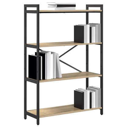 Bücherregal Sonoma Eiche 80 x 30 x 118 cm Holzwerkstoff