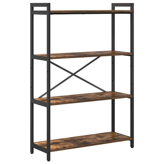 Bücherregal Räuchereiche 80 x 30 x 118 cm Holzwerkstoff
