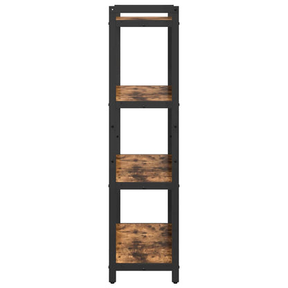 Bücherregal Räuchereiche 80 x 30 x 118 cm Holzwerkstoff