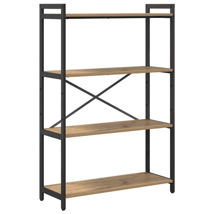 Bücherregal Eiche handwerklich 80 x 30 x 118 cm Holzwerkstoff