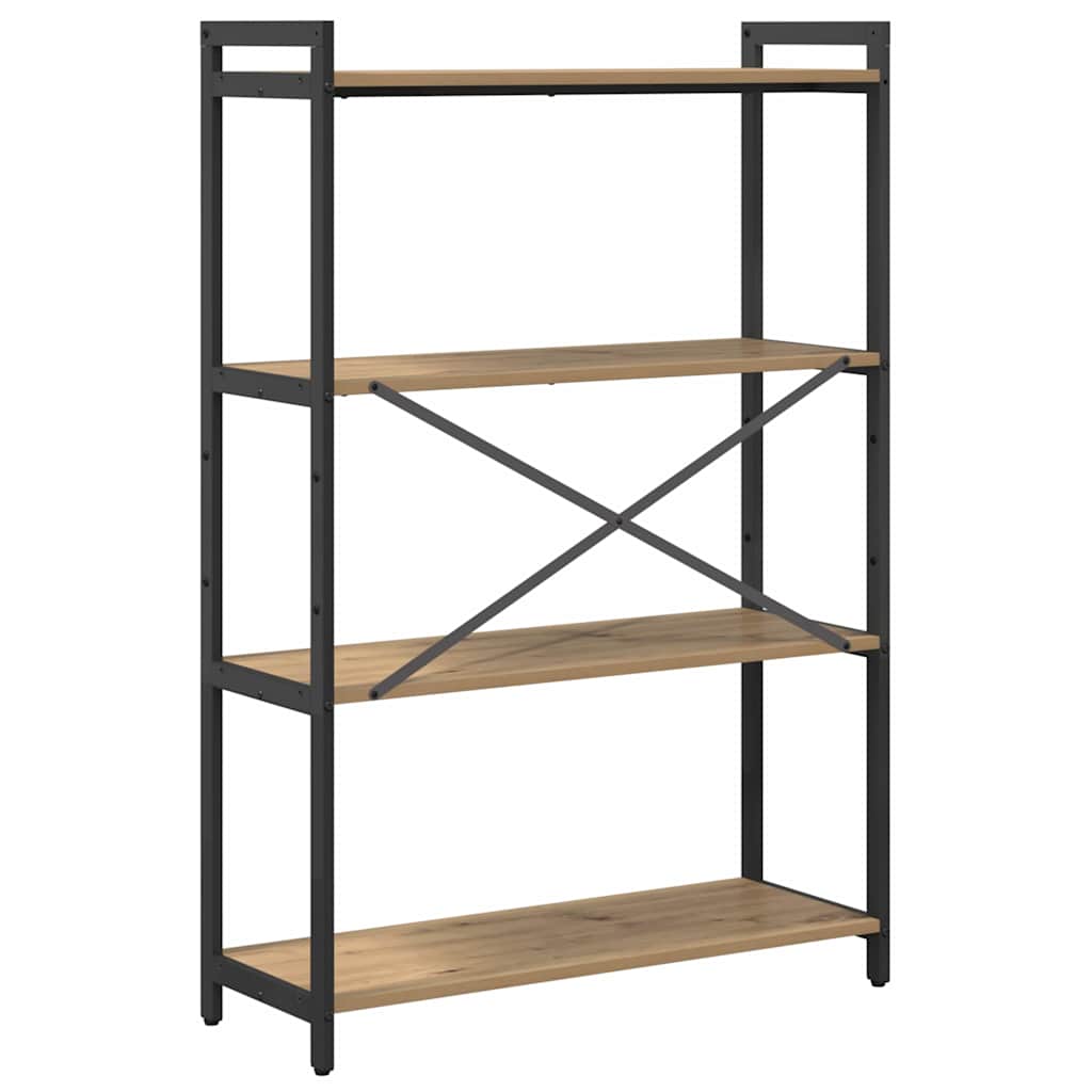 Bücherregal Eiche handwerklich 80 x 30 x 118 cm Holzwerkstoff