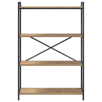 Bücherregal Eiche handwerklich 80 x 30 x 118 cm Holzwerkstoff