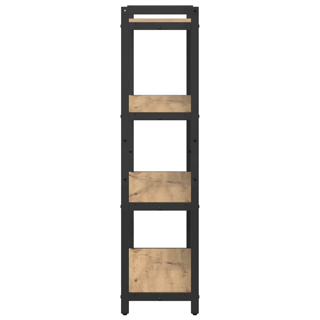 Bücherregal Eiche handwerklich 80 x 30 x 118 cm Holzwerkstoff