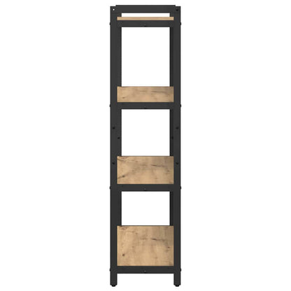 Bücherregal Eiche handwerklich 80 x 30 x 118 cm Holzwerkstoff