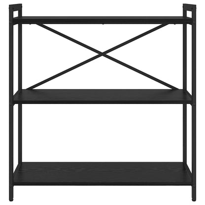 Bücherregal Schwarze Eiche 80 x 30 x 83 cm Holzwerkstoff
