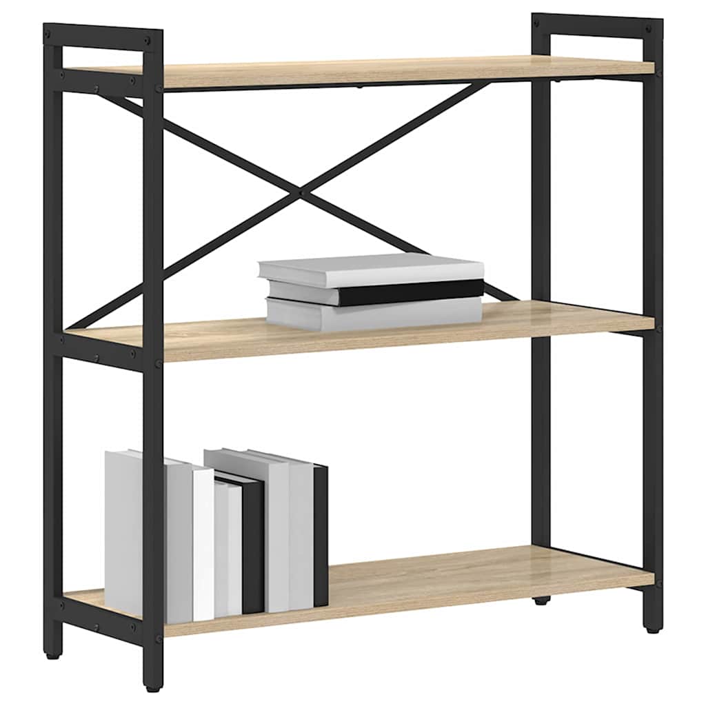 Bücherregal Sonoma Eiche 80 x 30 x 83 cm Holzwerkstoff