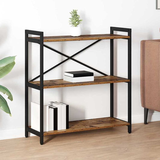Bücherregal Altholz 80 x 30 x 83 cm Holzwerkstoff