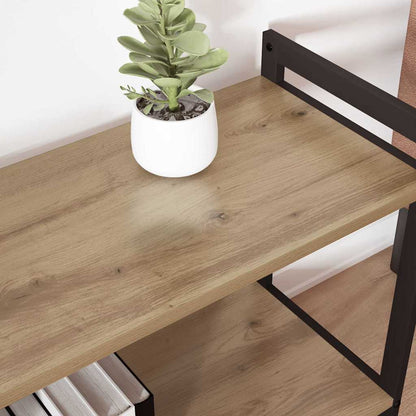 Bücherregal Eiche handwerklich 80 x 30 x 83 cm Holzwerkstoff