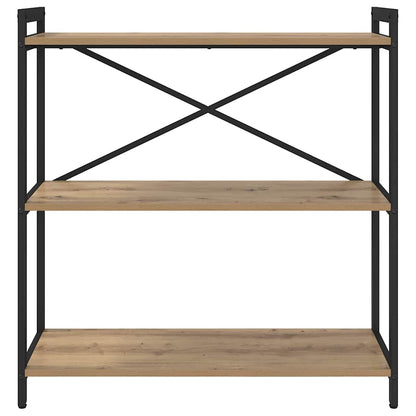 Bücherregal Eiche handwerklich 80 x 30 x 83 cm Holzwerkstoff