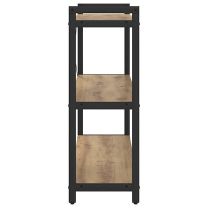 Bücherregal Eiche handwerklich 80 x 30 x 83 cm Holzwerkstoff