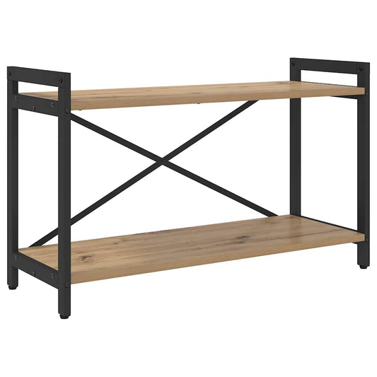 Bücherregal Eiche handwerklich 80 x 30 x 48,5 cm Holzwerkstoff