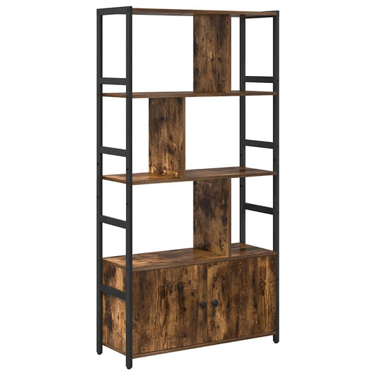 Regal Räuchereiche 80 x 30 x 155,5 cm Holzwerkstoff