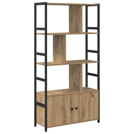 Regal Eiche handwerklich 80 x 30 x 155,5 cm Holzwerkstoff