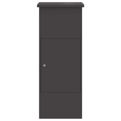 Paketdrop-Box Schwarz 44,5 x 29 x 110,5 cm Stahl