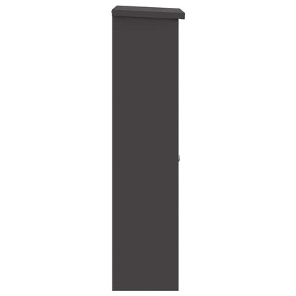 Paketdrop-Box Schwarz 44,5 x 29 x 110,5 cm Stahl