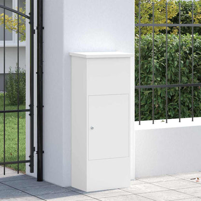 Paketdrop-Box Weiß 44,5 x 29 x 110,5 cm Stahl