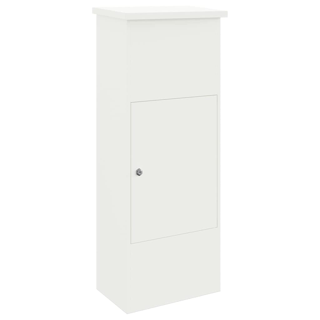 Paketdrop-Box Weiß 44,5 x 29 x 110,5 cm Stahl