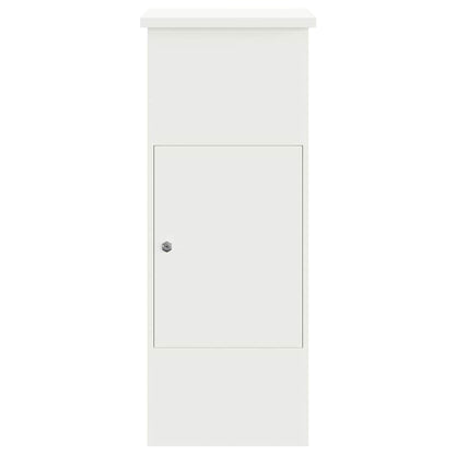 Paketdrop-Box Weiß 44,5 x 29 x 110,5 cm Stahl