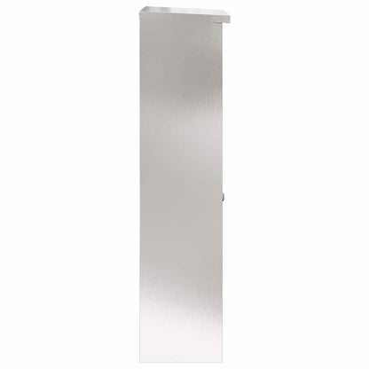 Paketdrop-Box Schwarz 44,5 x 29 x 110,5 cm Edelstahl
