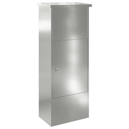Paketdrop-Box Schwarz 44,5 x 29 x 110,5 cm Verzinkter Stahl