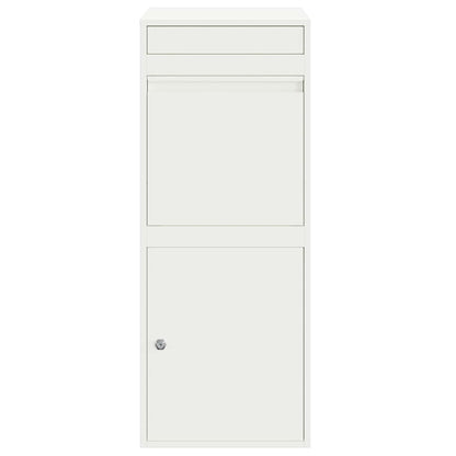 Paketdrop-Box Weiß 41 x 38 x 103 cm Stahl