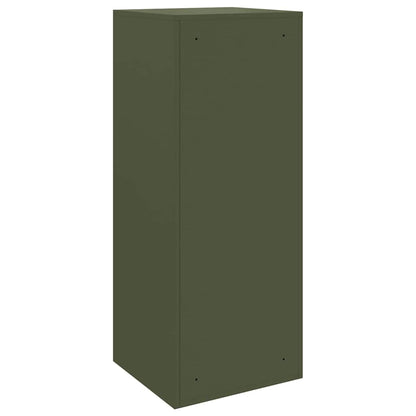 Paketdrop-Box Olivgrün 41 x 38 x 103 cm Stahl