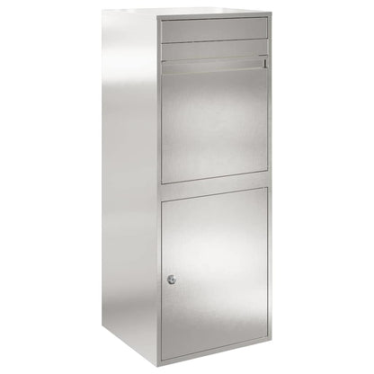 Paketdrop-Box Schwarz 41 x 38 x 103 cm Edelstahl