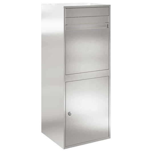 Paketdrop-Box Schwarz 41 x 38 x 103 cm Edelstahl
