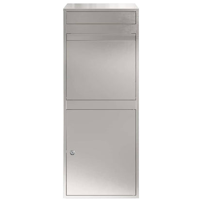 Paketdrop-Box Schwarz 41 x 38 x 103 cm Edelstahl