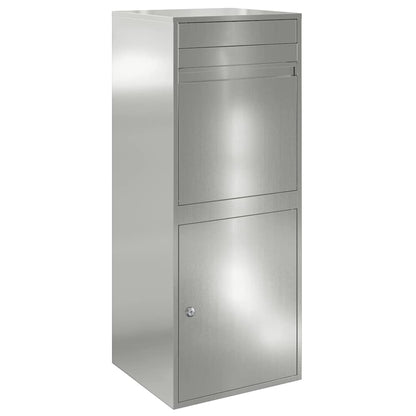 Paketdrop-Box Schwarz 41 x 38 x 103 cm Verzinkter Stahl