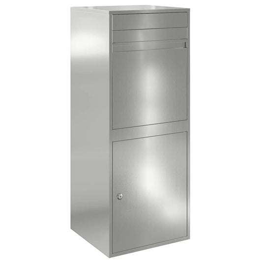 Paketdrop-Box Schwarz 41 x 38 x 103 cm Verzinkter Stahl