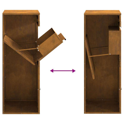Paketdrop-Box Rostig 41 x 38 x 103 cm