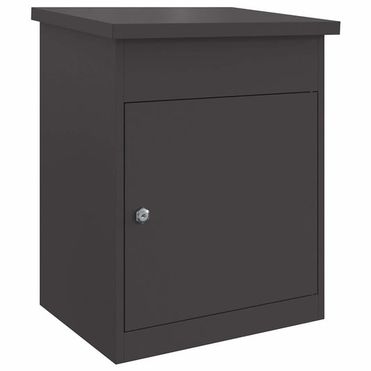 Paketdrop-Box Schwarz 44 x 35 x 59 cm Stahl